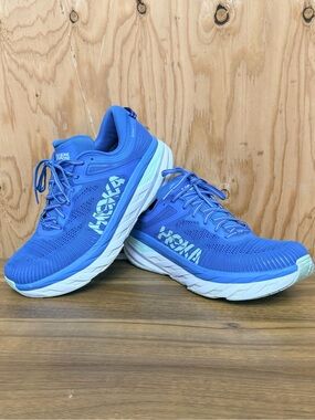 HOKA One Bondi 7 Blue Men’s Size 11 Max Cushion Running Walking Shoes